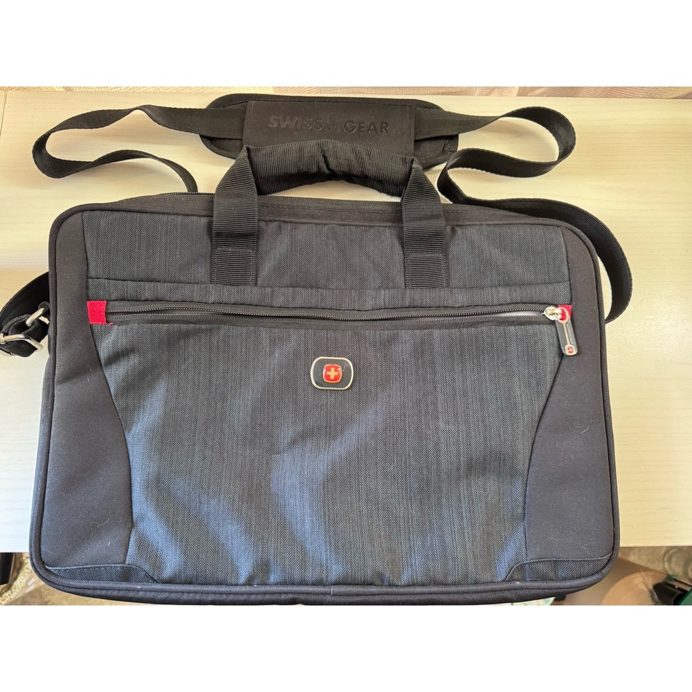 Swiss Gear Laptop Bag w/Shoulder Strap, Handles Black
